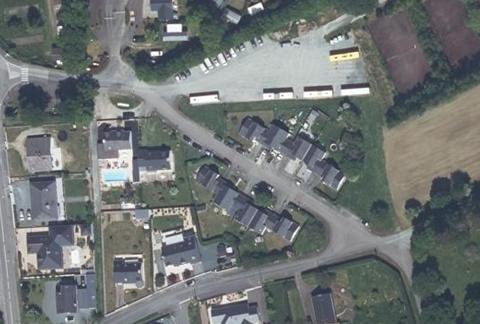 Vue aérienne du Camping Saint-Clair à Guenrouet