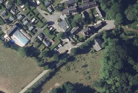 Vue aérienne du Camping Saint-Jean à Plougastel-Daoulas