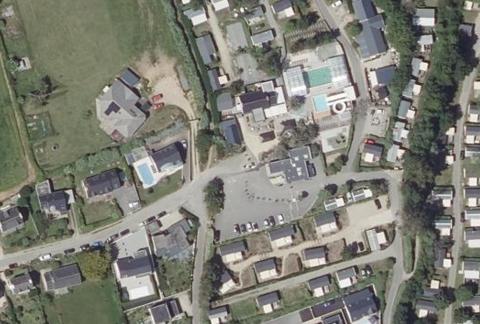 Vue aérienne du Camping Sandaya le Kerou à Clohars-Carnoët