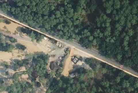 Vue aérienne du Camping Sandaya Ondres Océan à Ondres