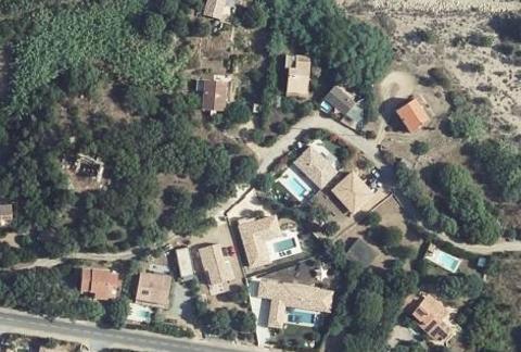 Vue aérienne du Camping Santa Lucia à Zonza