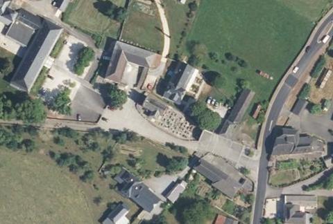 Vue aérienne du Camping Uhaitza le Saison à Gotein-Libarrenx