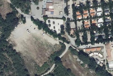 Vue aérienne du Camping Verdon Parc à Gréoux-les-Bains