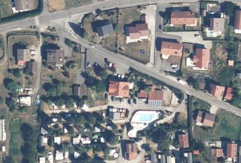 Vue aérienne du Camping Vieille Église à Lugrin