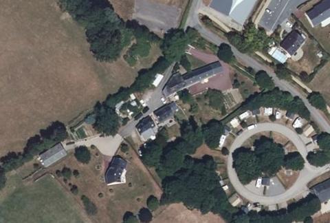 Vue aérienne du Camping Village Vacances et Pêche à Villiers-Charlemagne