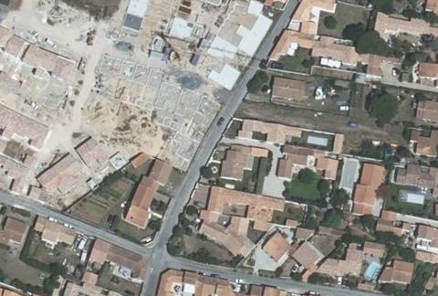 Vue aérienne du Huttopia Côte Sauvage ’-’ Ile de Re à Sainte-Marie-de-Ré