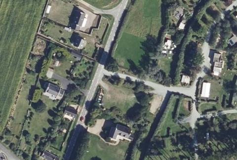 Vue aérienne du Le Loup Blanc Camping à Plouhinec