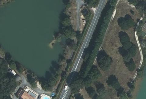 Vue aérienne du Nc Camping les Étangs Mina à Saint-Sornin