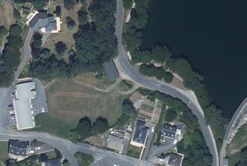 Vue aérienne du Parc Camping du Lac à Pont-de-Salars