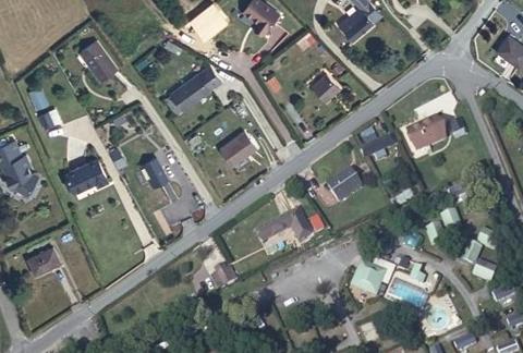 Vue aérienne du Tlc Vacances à Jumièges