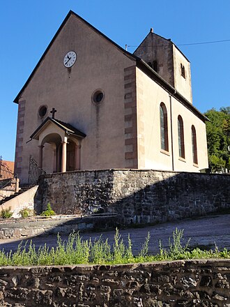 Photo : L'église et ses fresques