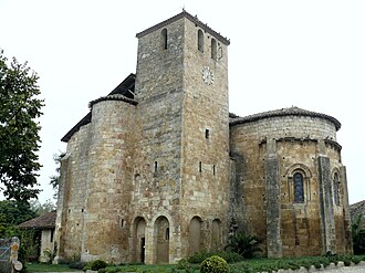Photo : Église romane du Site Clunisien de Mouchan