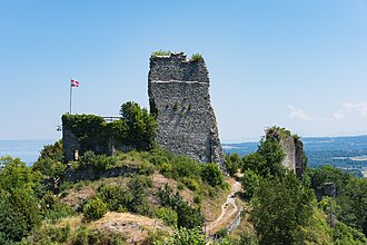 Photo : Sentier d'interprétation Géoparc des Châteaux des Allinges