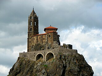 Photo : Rocher et Chapelle Saint-Michel d'Aiguilhe