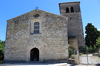 Photo : Table d'orientation église Sainte-Foy