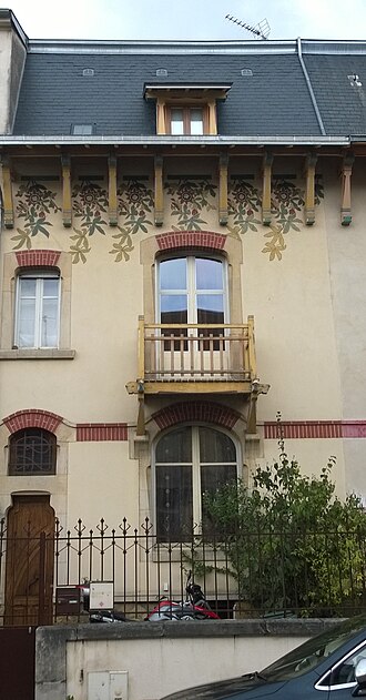 Photo : Rue Félix Faure - Maisons Art Nouveau