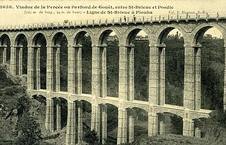Photo : Viaduc du parfond de Gouët ou viaduc de Percée